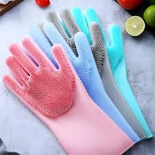 Magic Silicone Cleaning Hand Gloves for Kitchen