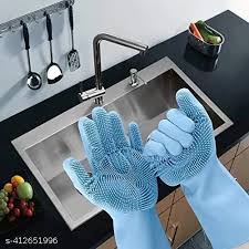 Magic Silicone Cleaning Hand Gloves for Kitchen
